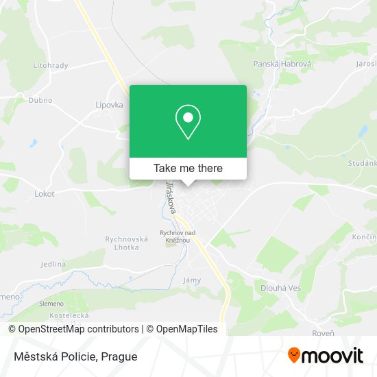 Městská Policie map
