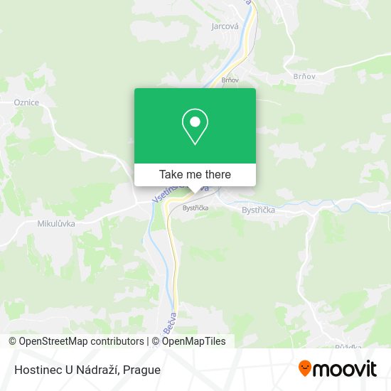 Hostinec U Nádraží map