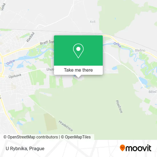 Карта U Rybníka