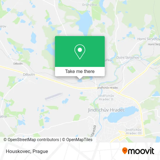 Карта Houskovec
