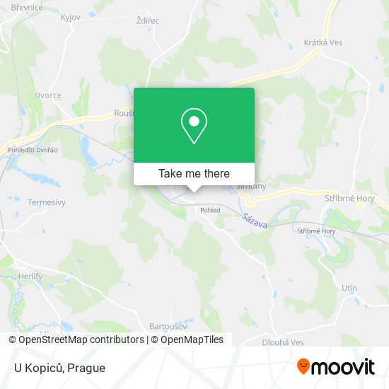 Карта U Kopiců