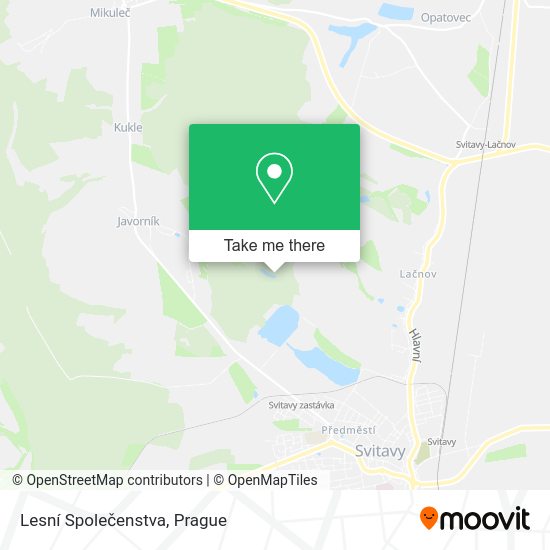 Lesní Společenstva map