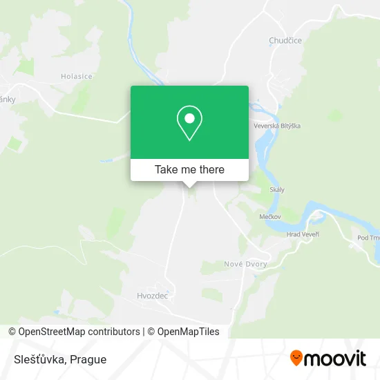 Карта Slešťůvka