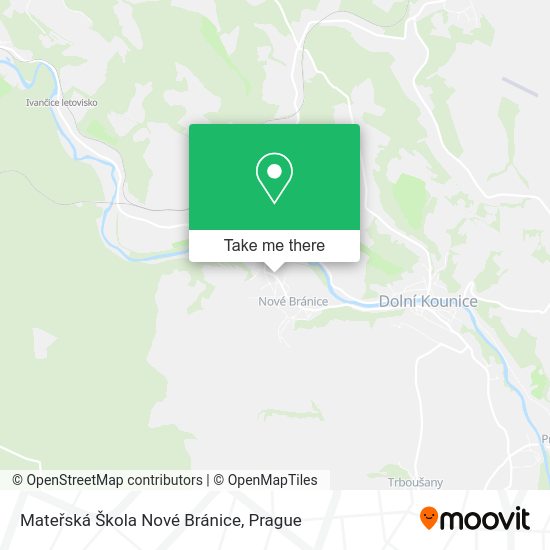 Mateřská Škola Nové Bránice map