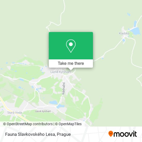 Fauna Slavkovského Lesa map
