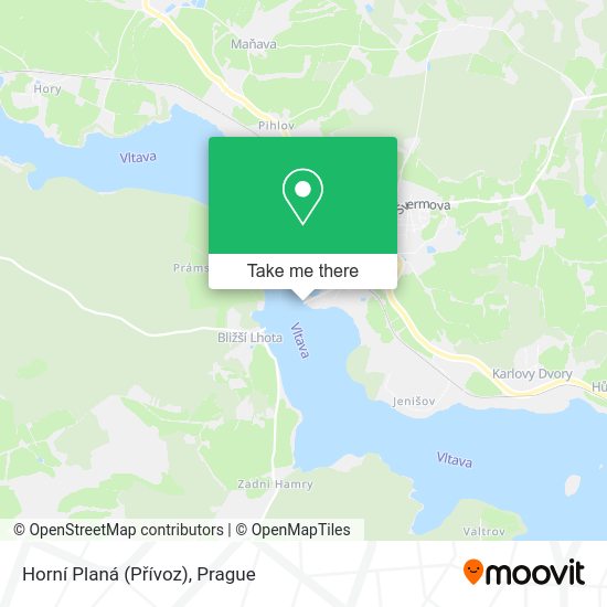 Horní Planá (Přívoz) map
