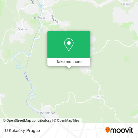 Карта U Kukačky
