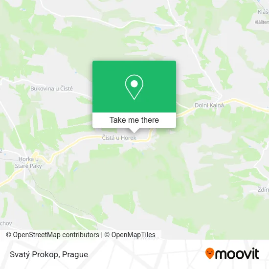 Карта Svatý Prokop