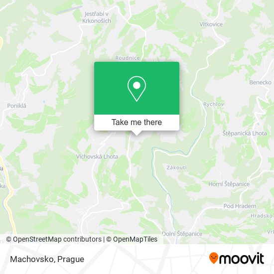 Карта Machovsko