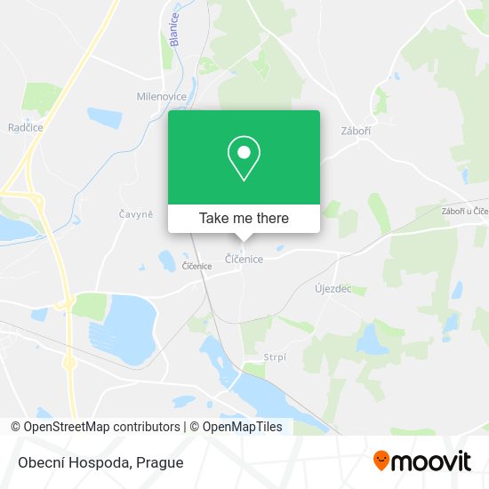 Obecní Hospoda map