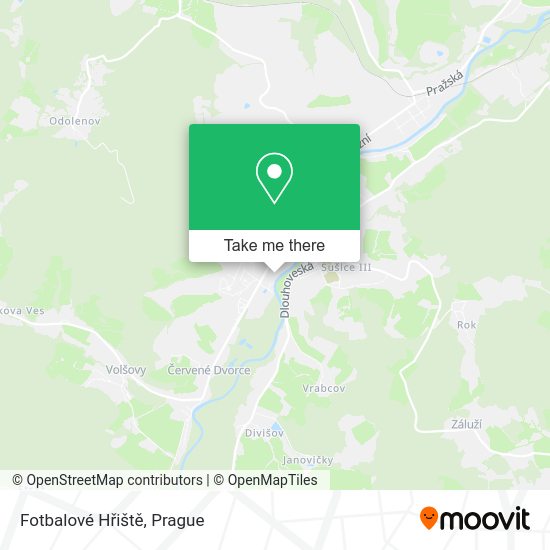 Fotbalové Hřiště map