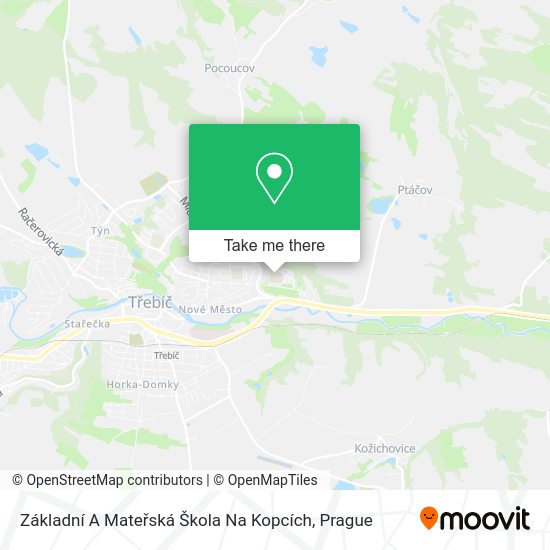 Základní A Mateřská Škola Na Kopcích map