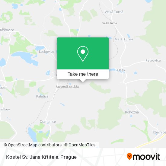 Kostel Sv. Jana Křtitele map