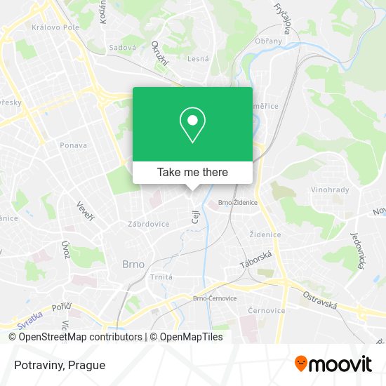 Карта Potraviny