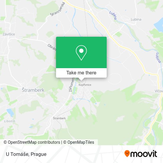 Карта U Tomáše