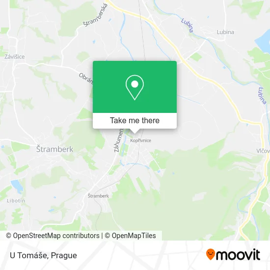 Карта U Tomáše