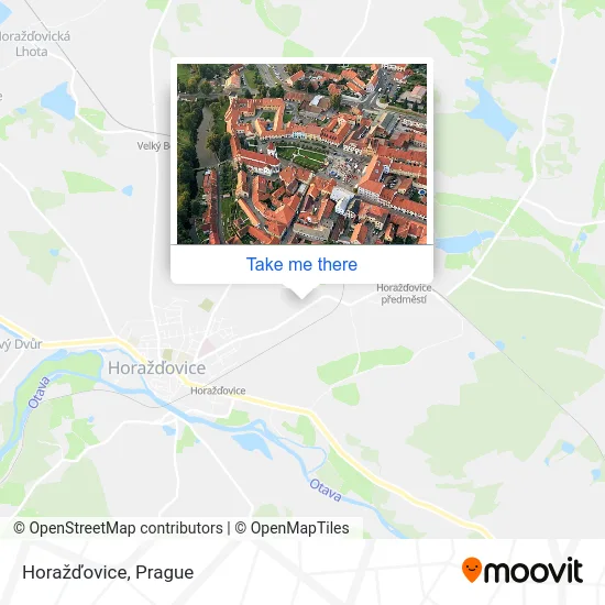 Карта Horažďovice