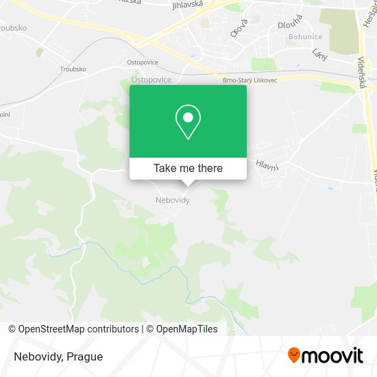 Карта Nebovidy