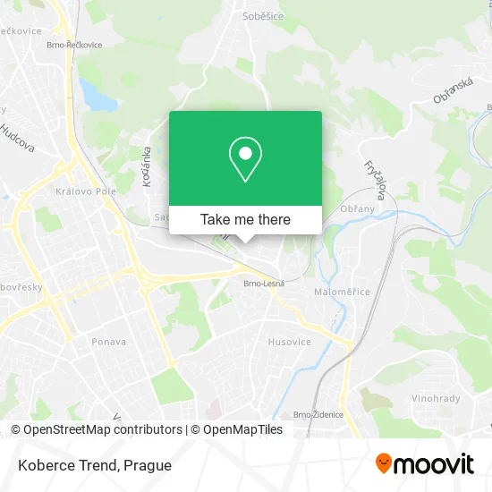 Карта Koberce Trend