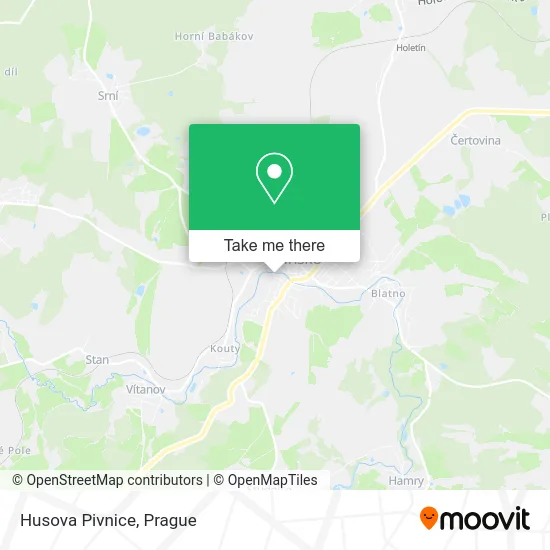 Карта Husova Pivnice