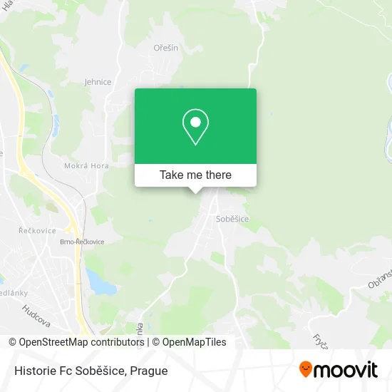 Карта Historie Fc Soběšice