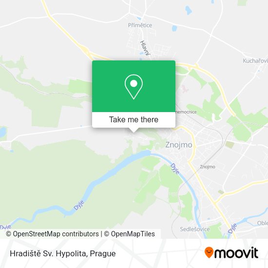 Hradiště Sv. Hypolita map
