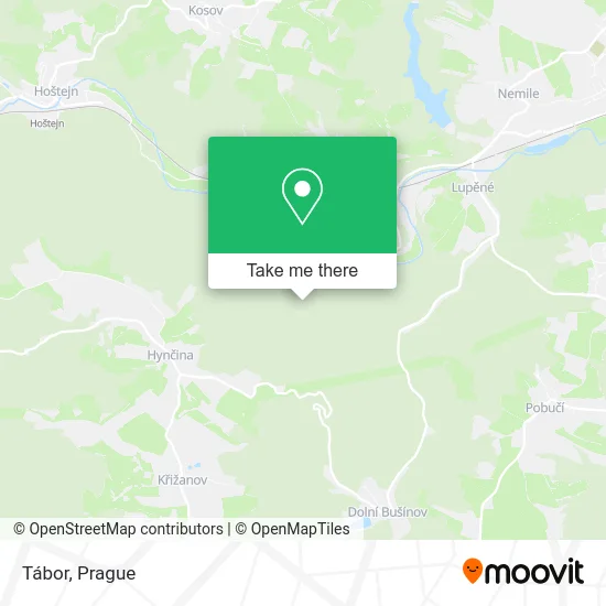Карта Tábor