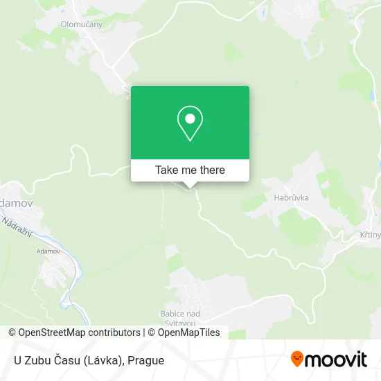 Карта U Zubu Času (Lávka)