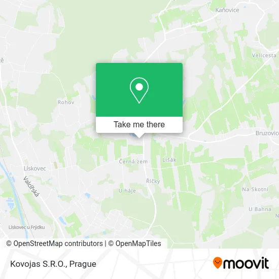 Карта Kovojas S.R.O.