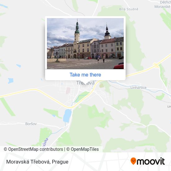 Moravská Třebová map