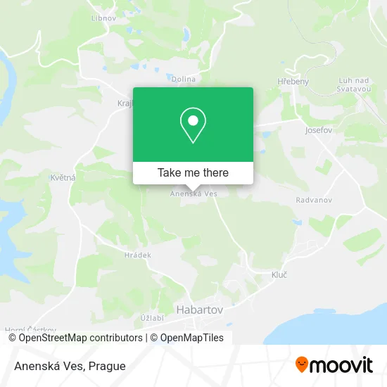 Карта Anenská Ves