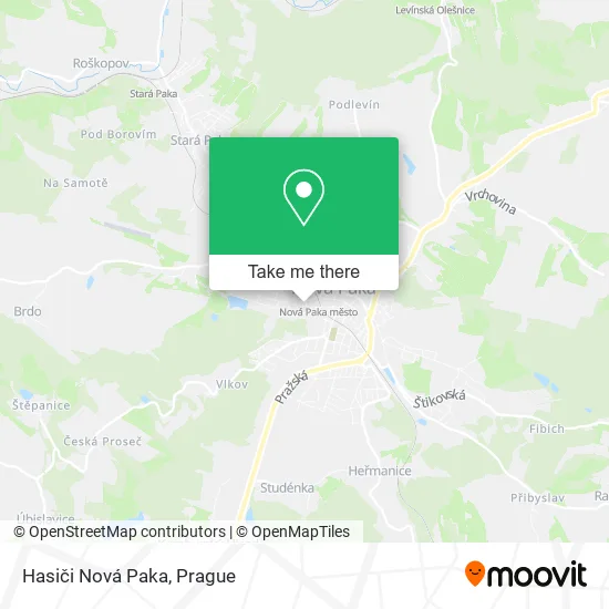 Карта Hasiči Nová Paka