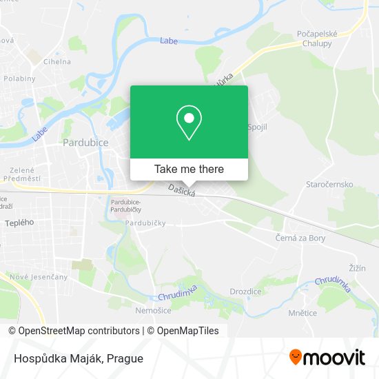 Hospůdka Maják map