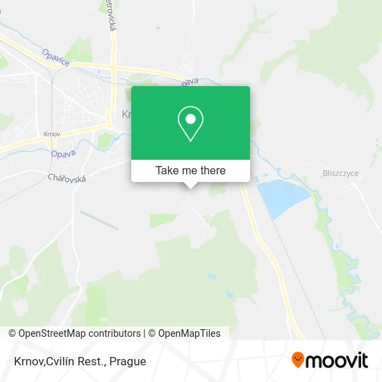 Карта Krnov,Cvilín Rest.
