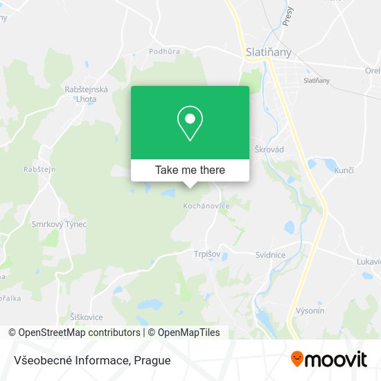 Všeobecné Informace map