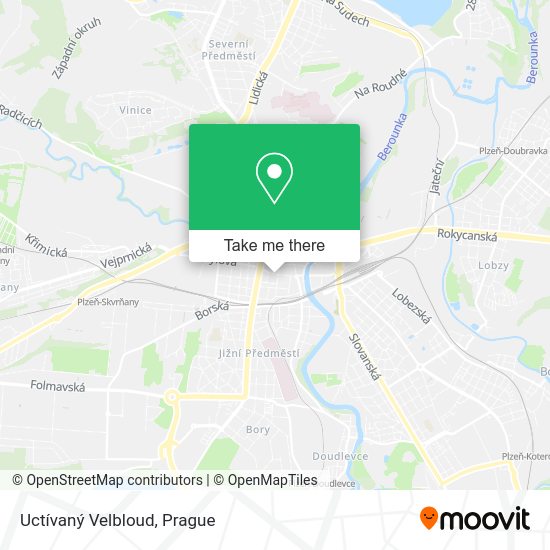 Uctívaný Velbloud map