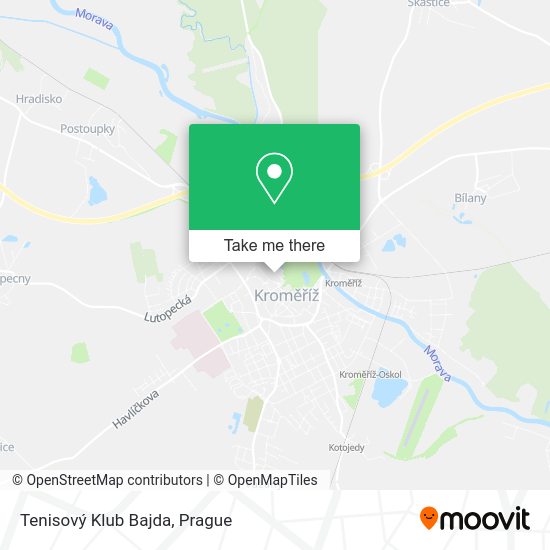 Tenisový Klub Bajda map