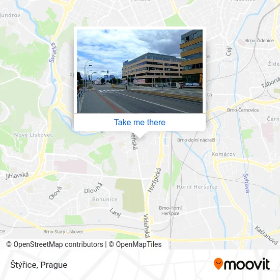 Карта Štýřice