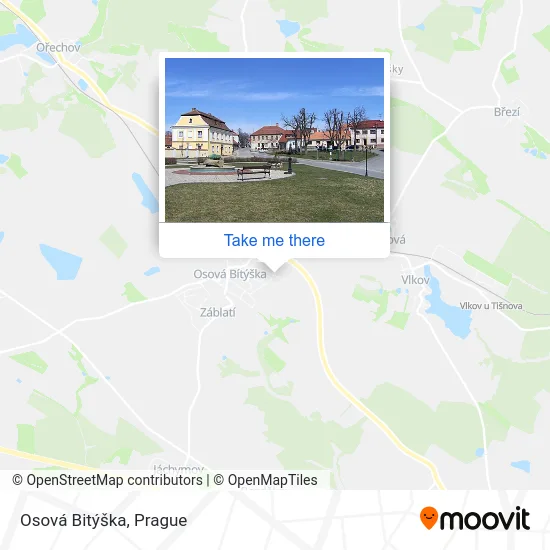 Карта Osová Bitýška