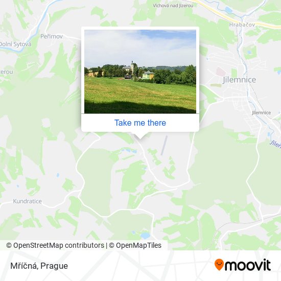 Mříčná map