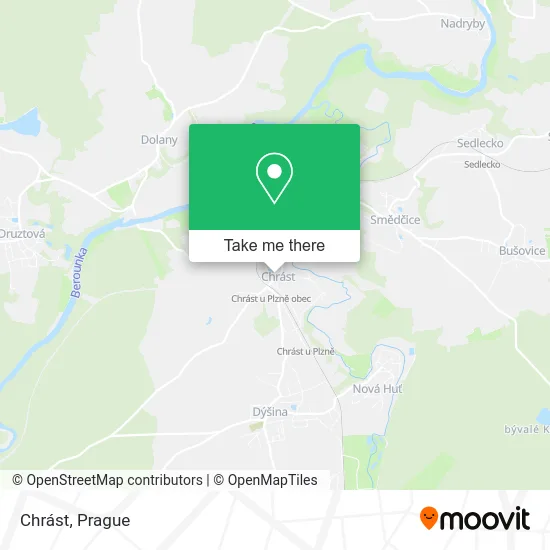 Карта Chrást