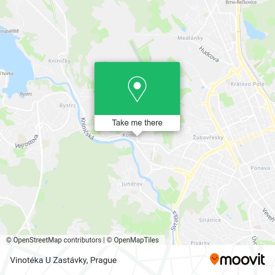 Карта Vinotéka U Zastávky