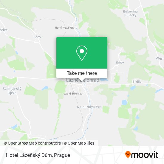 Hotel Lázeňský Dům map