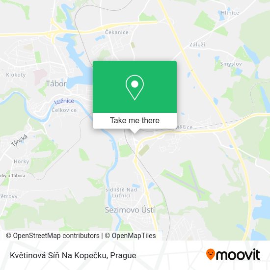 Květinová Síň Na Kopečku map