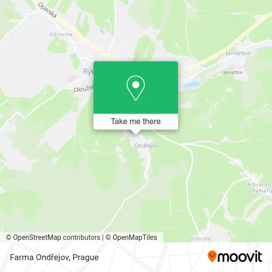 Карта Farma Ondřejov
