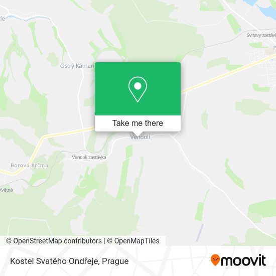 Kostel Svatého Ondřeje map