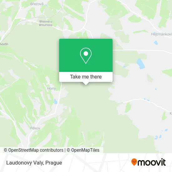 Карта Laudonovy Valy
