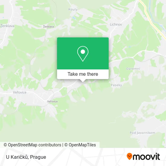 Карта U Karičků