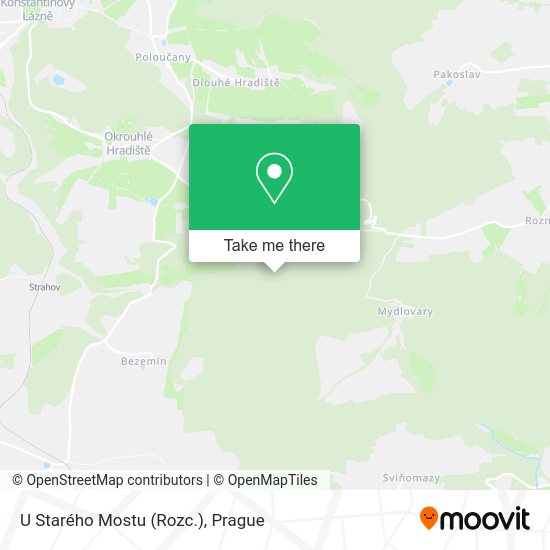 U Starého Mostu (Rozc.) map