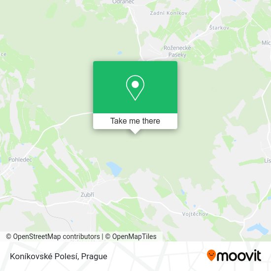 Koníkovské Polesí map